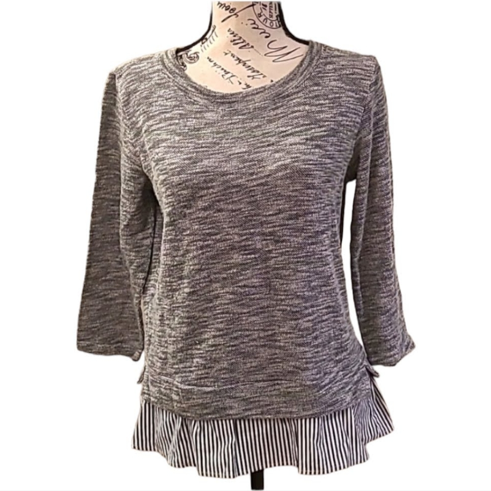 Anthropologie Clu + Willoughby Sweater & Blouse Combo XS